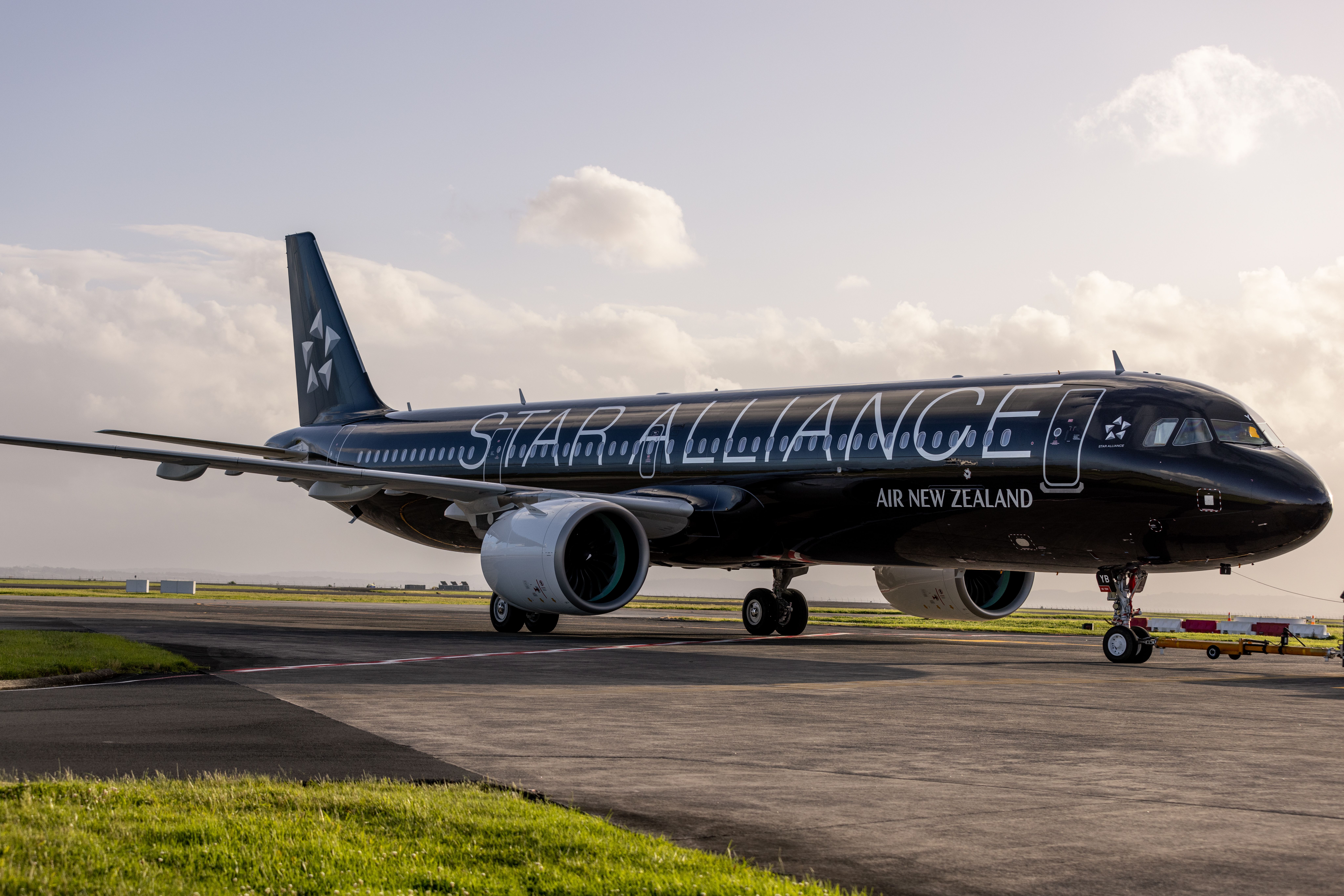 STAR ALLIANCE｜ニュージーランド航空｜Airbus A321neo air-new-zealand-s-all-black-