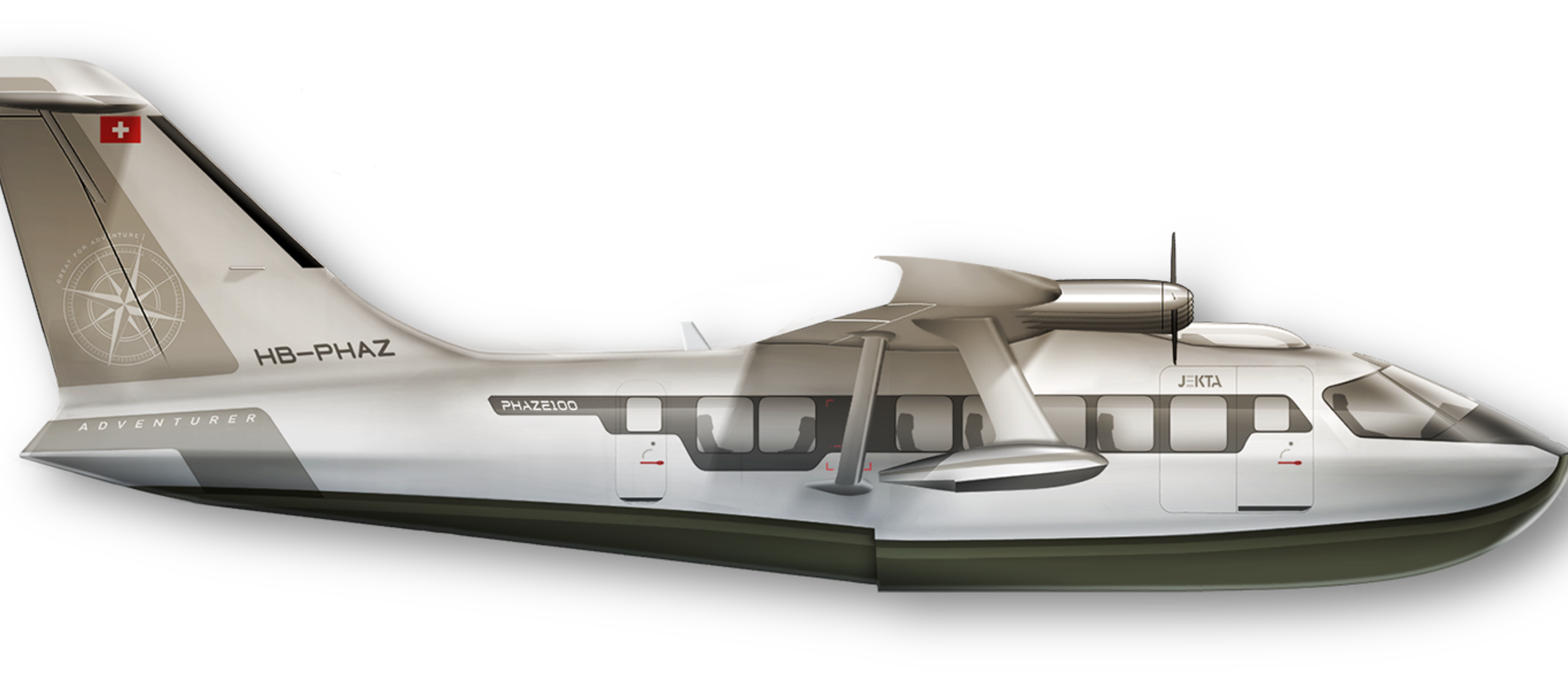 Swiss Startup Jekta Unveils Its All-Electric Seaplane