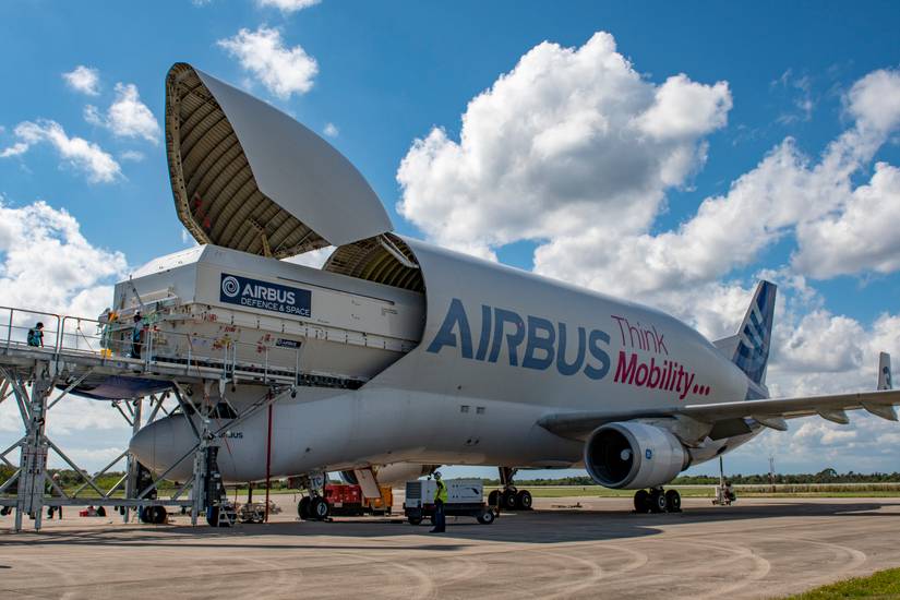 Airbus Is Using One Of Its Beluga Aircraft To Fly A Satellite To ...
