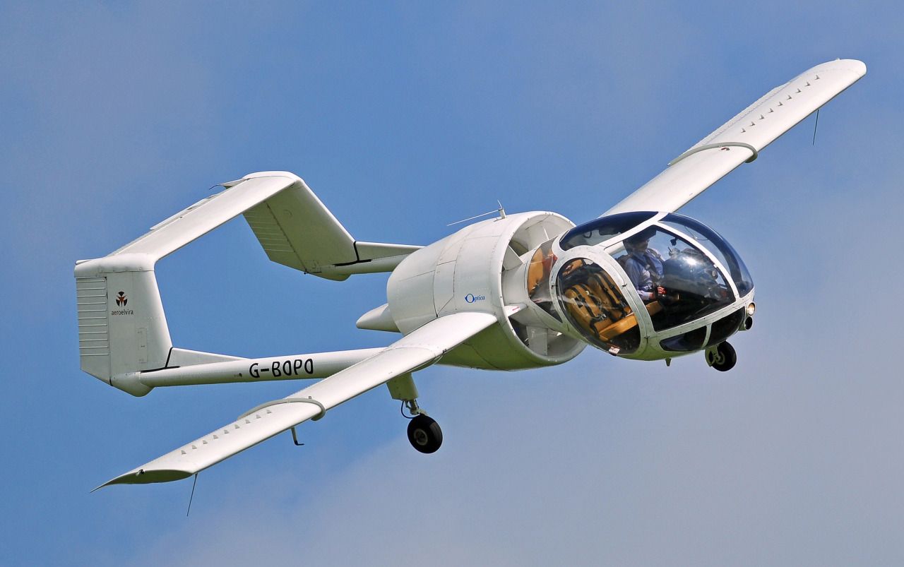 Edgley Optica: The British Low-Speed Observation Plane That Flew Like A Helicopter