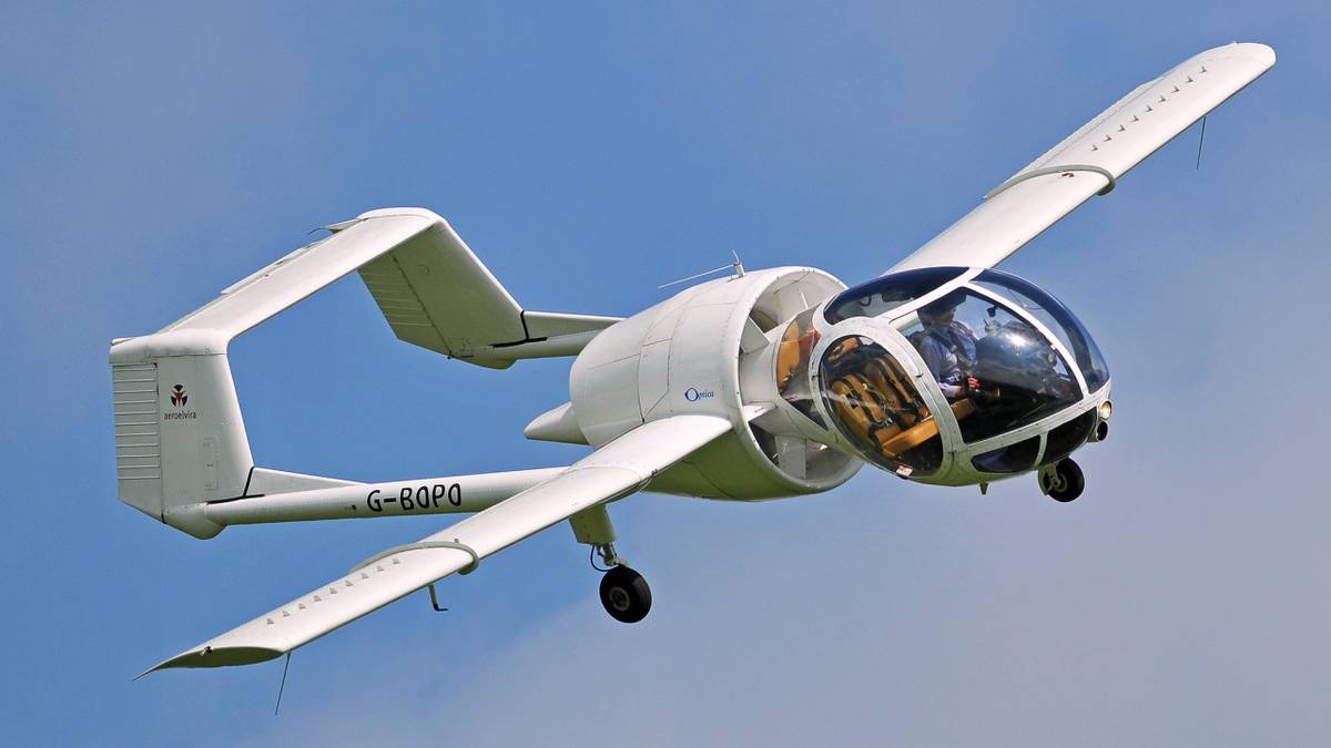 Edgley Optica: The British Low-Speed Observation Plane That Flew Like A Helicopter