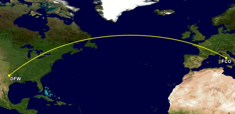 Dallas Rome Time Chart American Airlines To Offer Double Daily Dallas-Rome Flights Next Summer