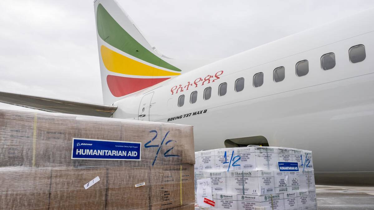 Ethiopian Airlines Boeing 737 MAX Delivery Flights Carry 12,000lbs Of Humanitarian Aid