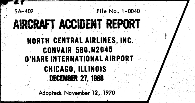 North Central Airlines Flight 458: The Convair CV-580 That Collided ...