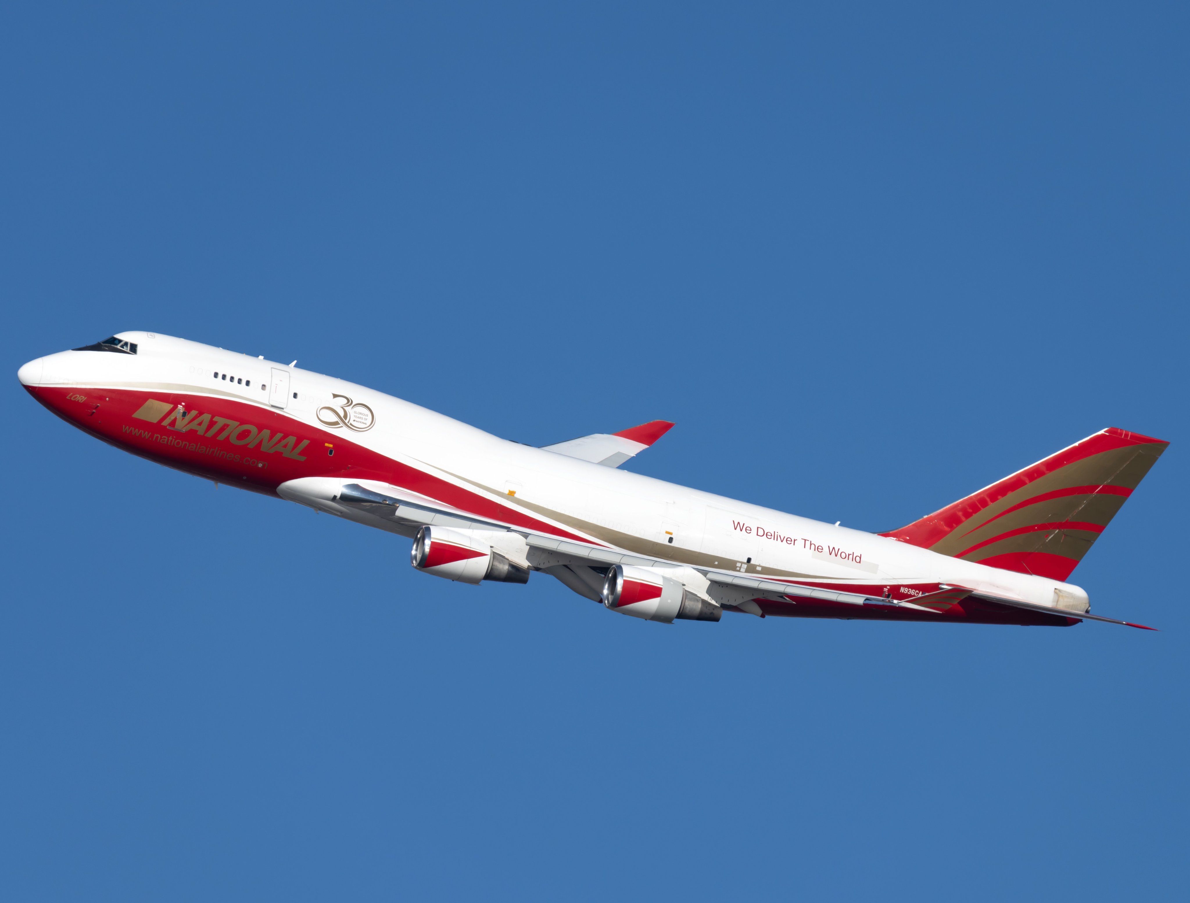 National Airlines Boeing 747 Carries A Rocket From South Korea To Brazil