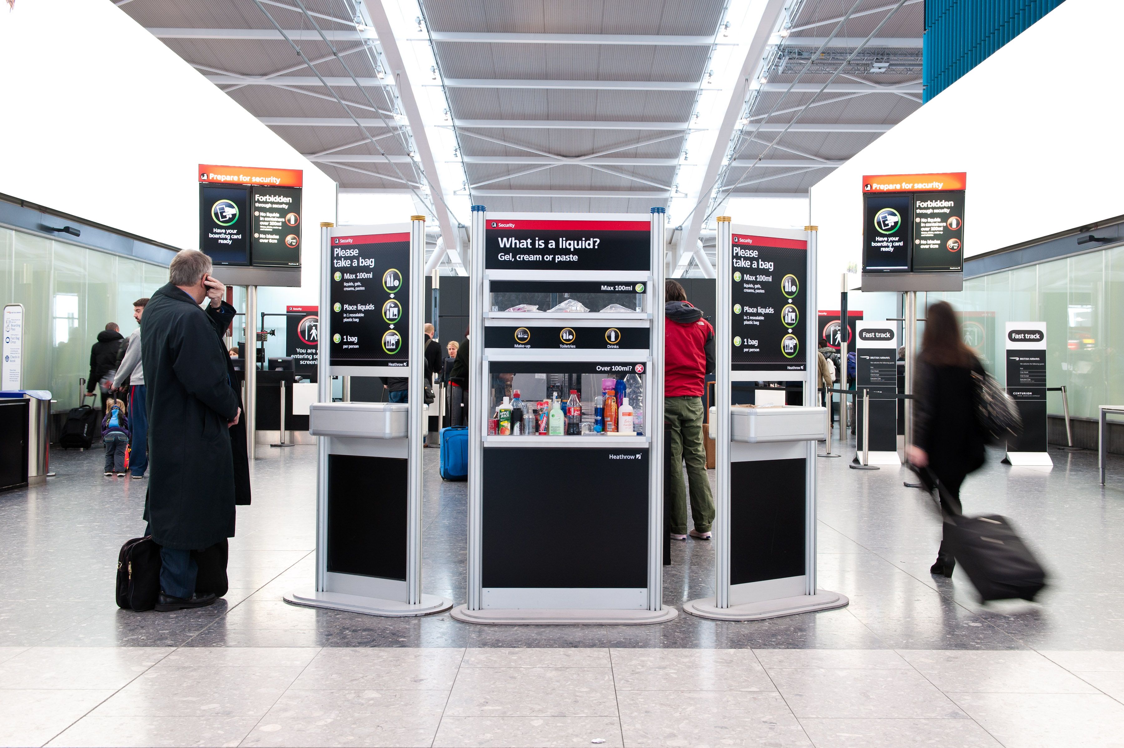 CT Scanners Will Allow UK Airports To Relax The 100ml Liquid Rule