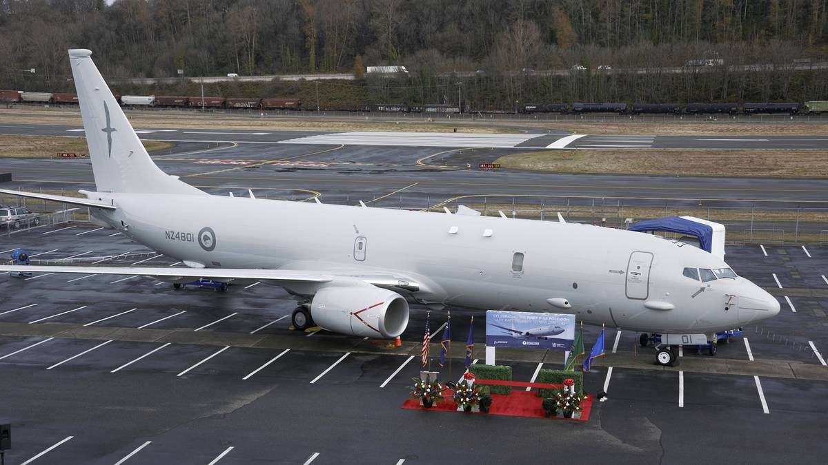 Royal New Zealand Air Force Receives First Boeing P-8A Poseidon