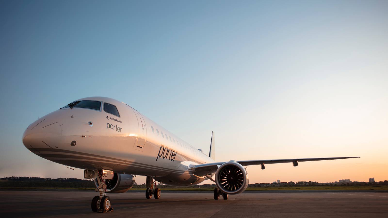 Porter Airlines Uses The New Embraer E195-E2 For Its 1st Calgary Flight