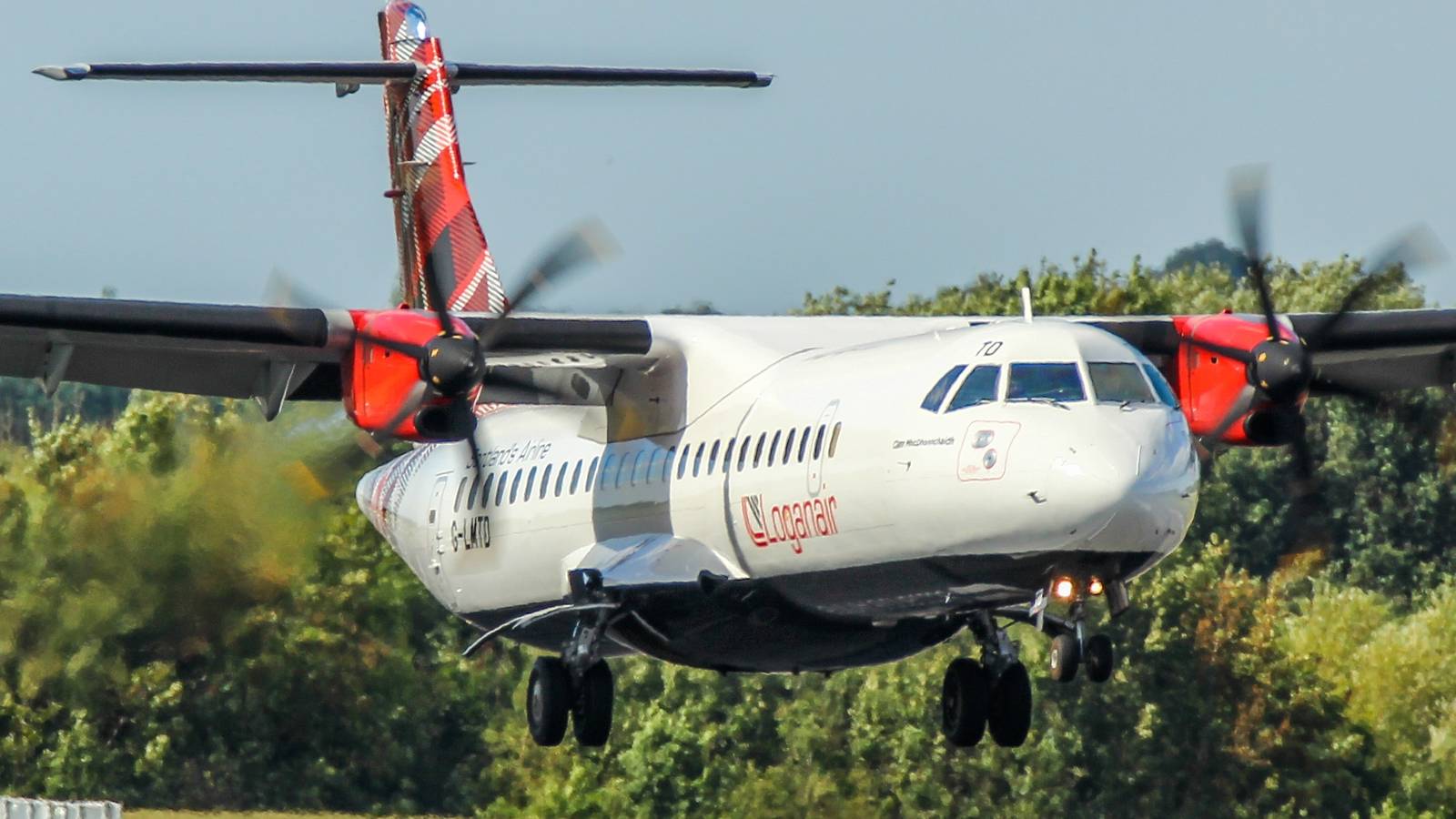 Loganair Welcomes The New Year With Special Message Over The North Sea