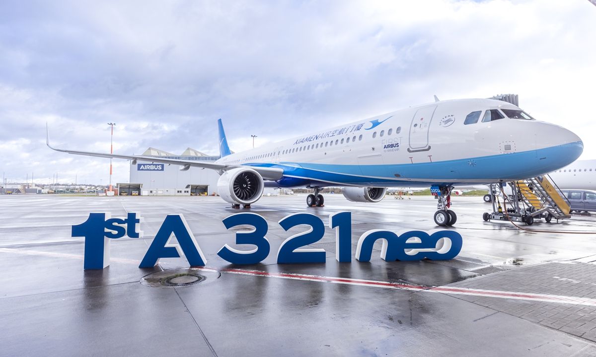 First Airbus A321neo Arrives At All-Boeing Xiamen Airlines