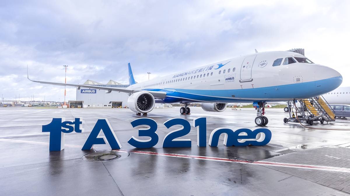 First Airbus A321neo Arrives At All-Boeing Xiamen Airlines