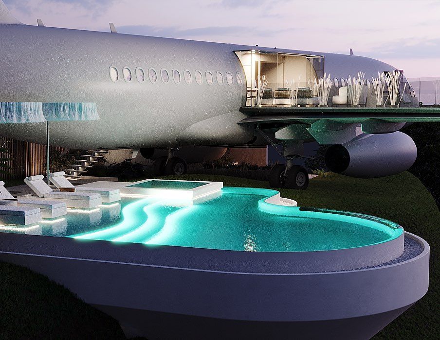 Bali's Abandoned Boeing 737 To Be Turned Into Stunning Luxury Villa