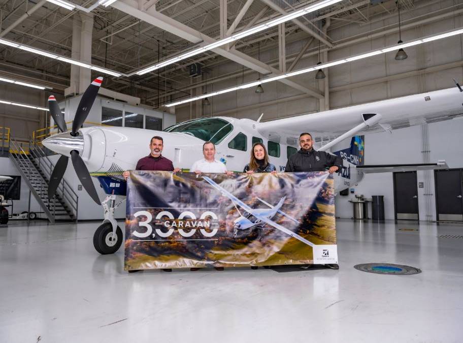 Azul Conecta Receives The 3,000th Cessna Caravan Delivered Worldwide