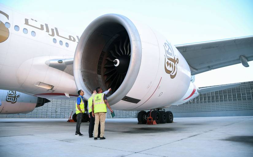 Emirates Runs A Boeing 777 Engine On 100% SAF