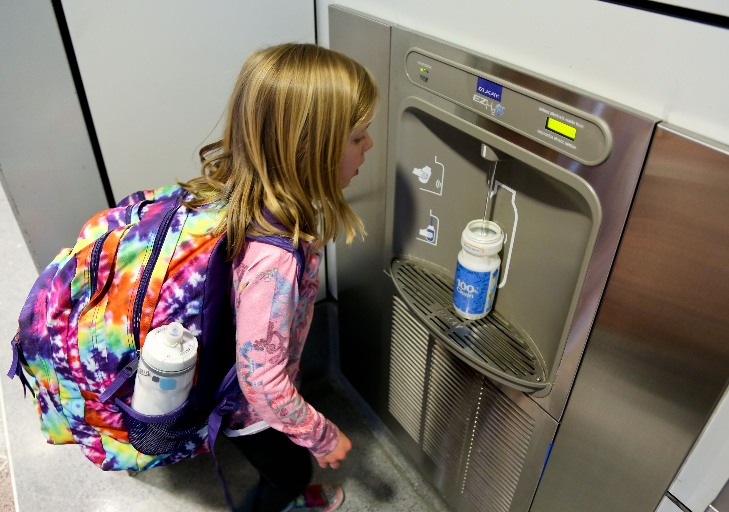 Denver International Airport water refill stations