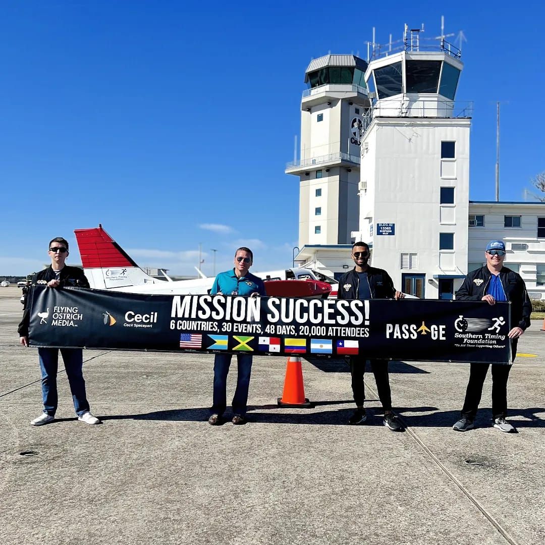 An 'Out of This World' Welcome for A Young Man's Tribute Flight