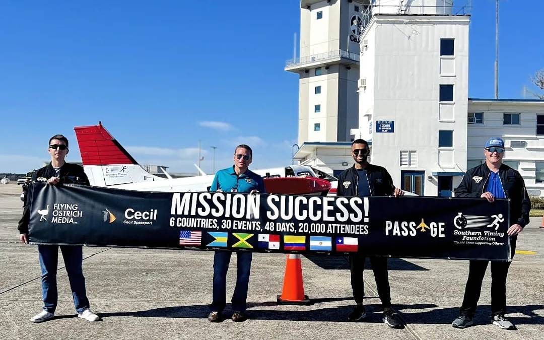 An 'Out of This World' Welcome for A Young Man's Tribute Flight