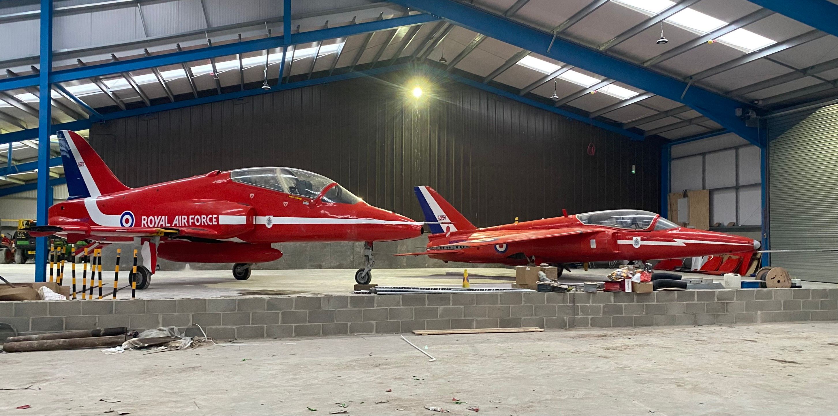 Why Two RAF Red Arrows Planes Are At A Farm In Yorkshire