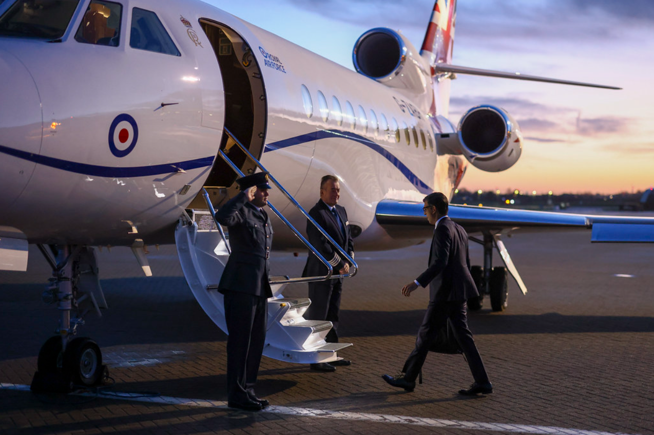 UK Prime Minister Comes Under Fire For 30 Minute Private Jet Flight To Leeds