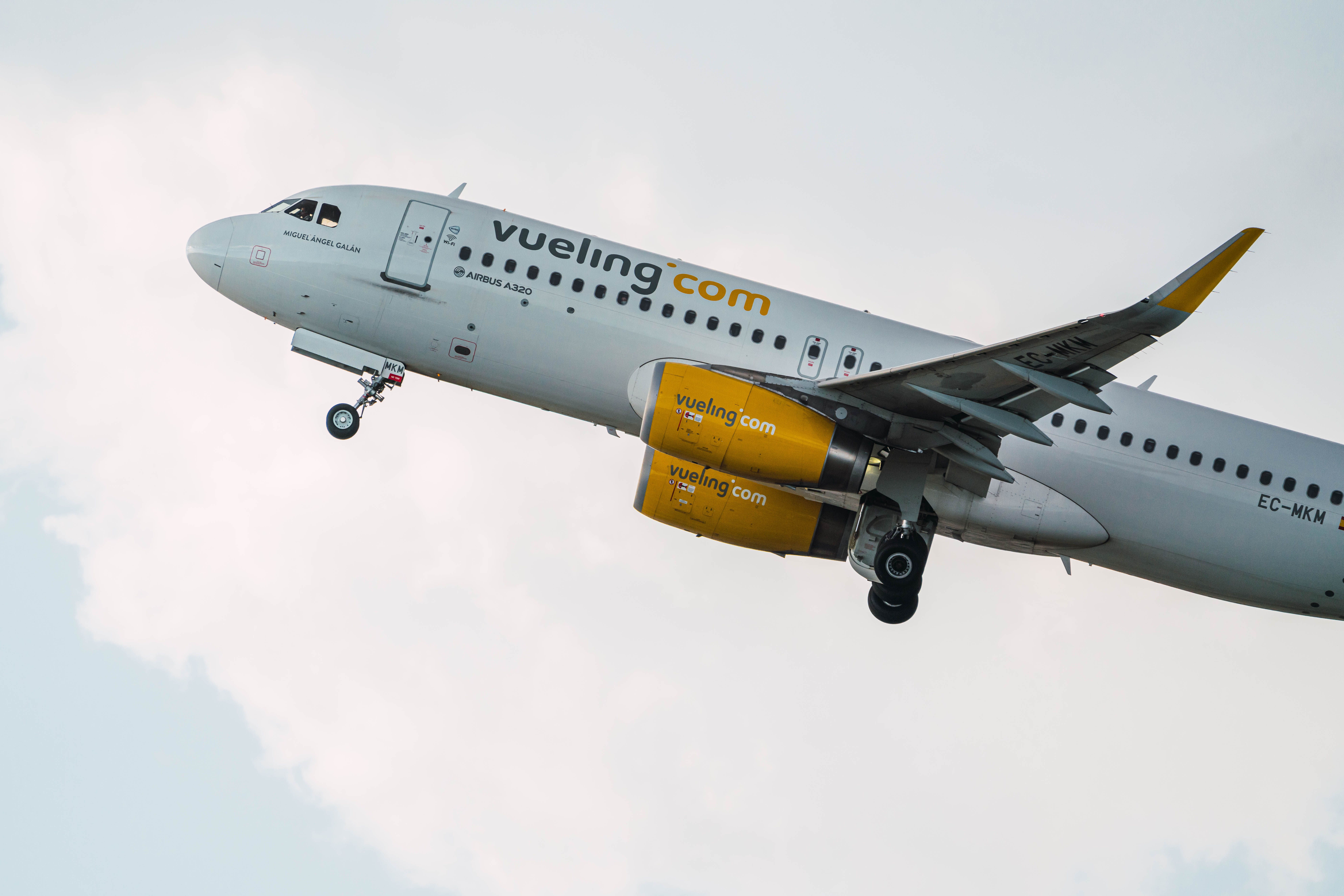 Vueling aircraft taking off