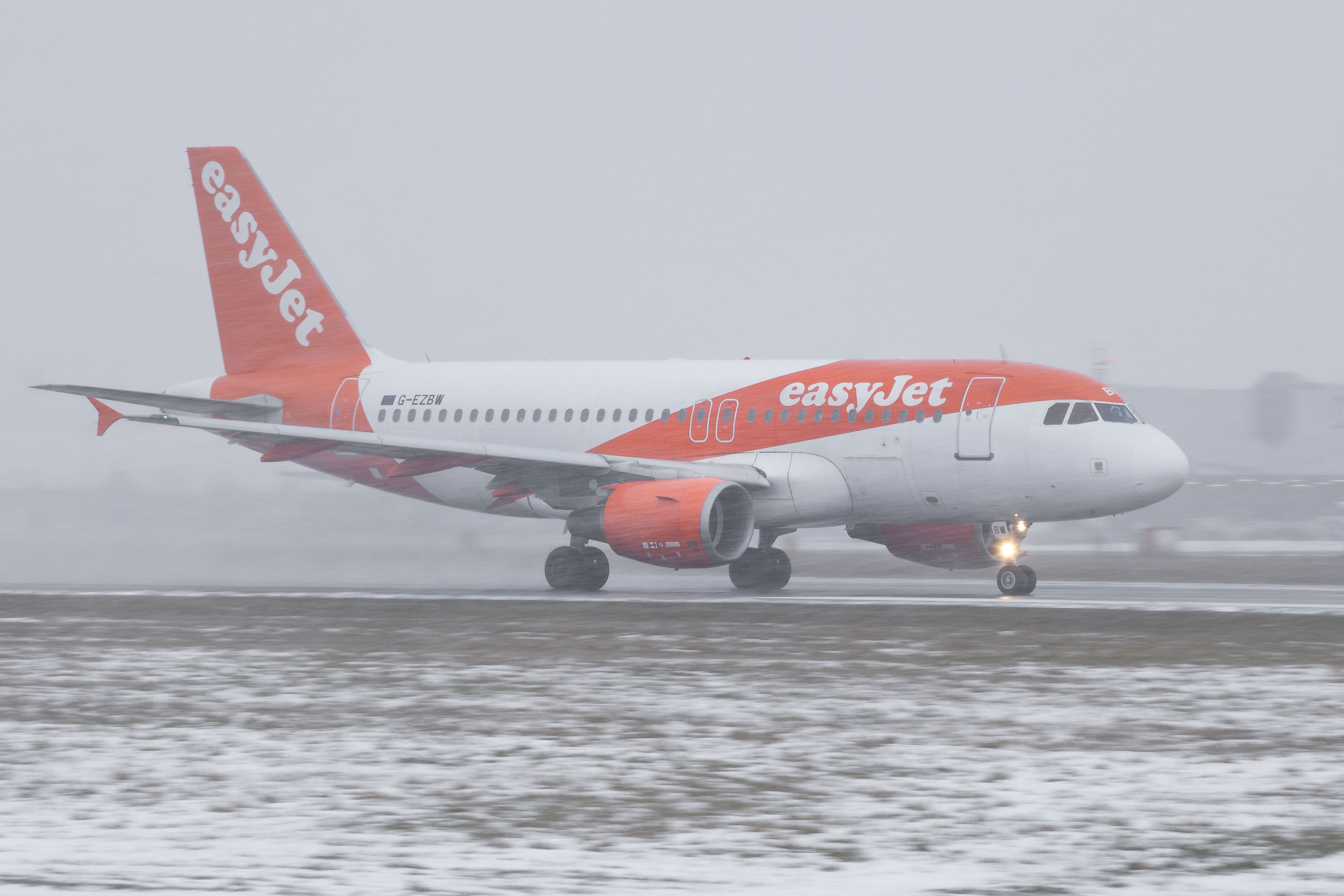 Manchester Airport Closes Both Runways Due To Heavy Snowfall