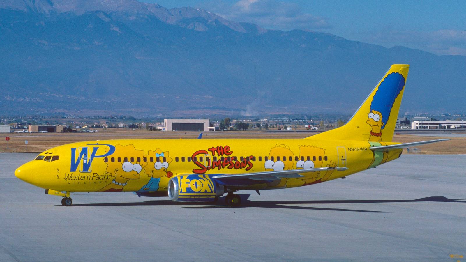 Western Pacific Boeing 737 Simpsons