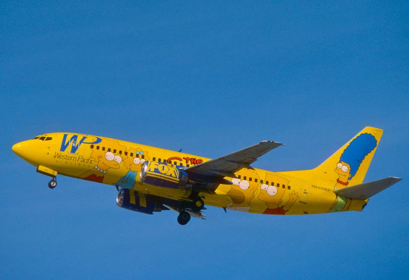 Western Pacific Boeing 737 Simpsons