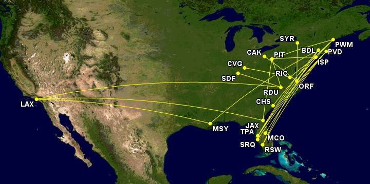 Breeze Airways Adds 22 New Routes To This Summer’s Plan