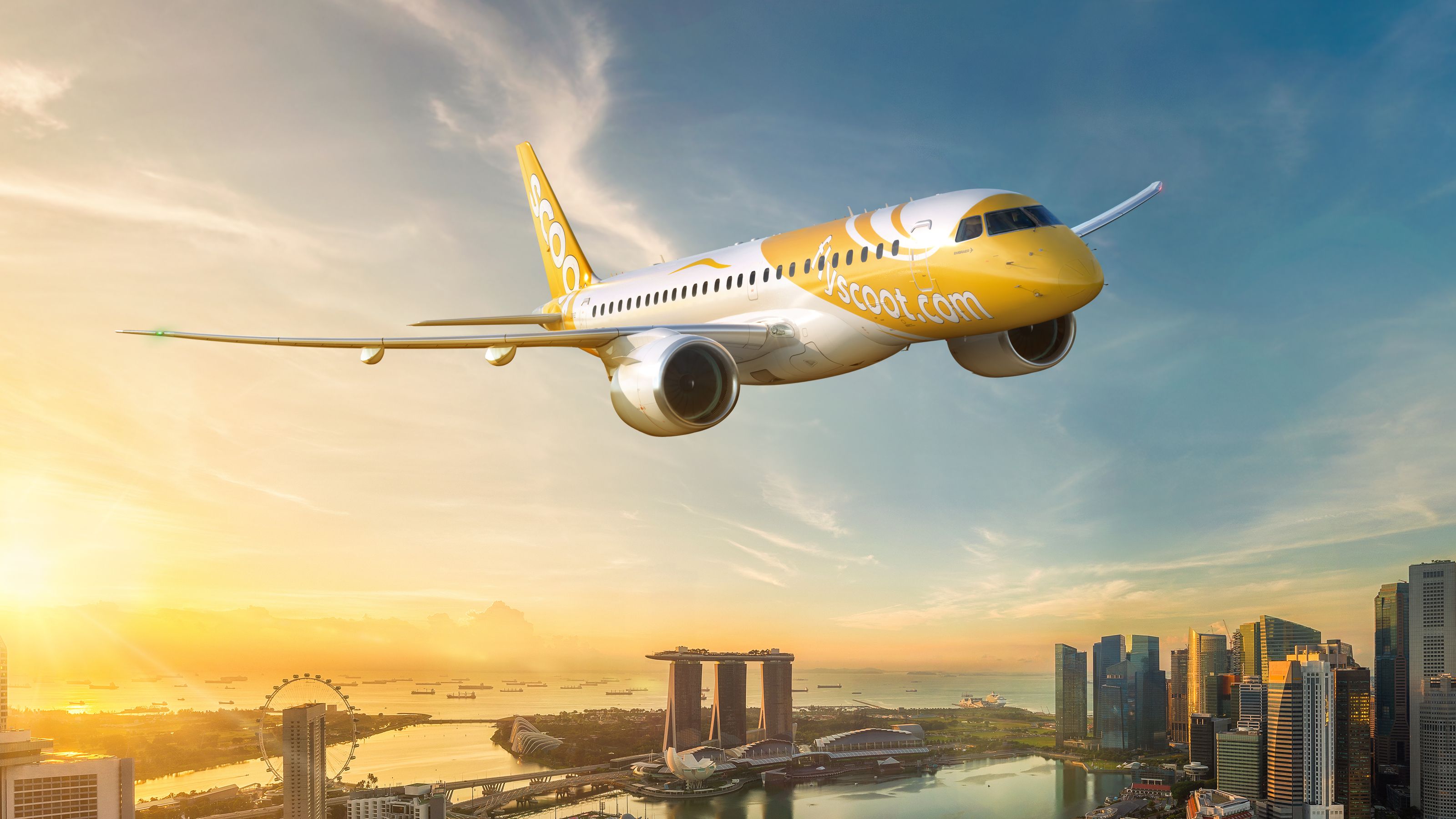 Singapore's Scoot To Receive 9 Embraer E190-E2 Aircraft