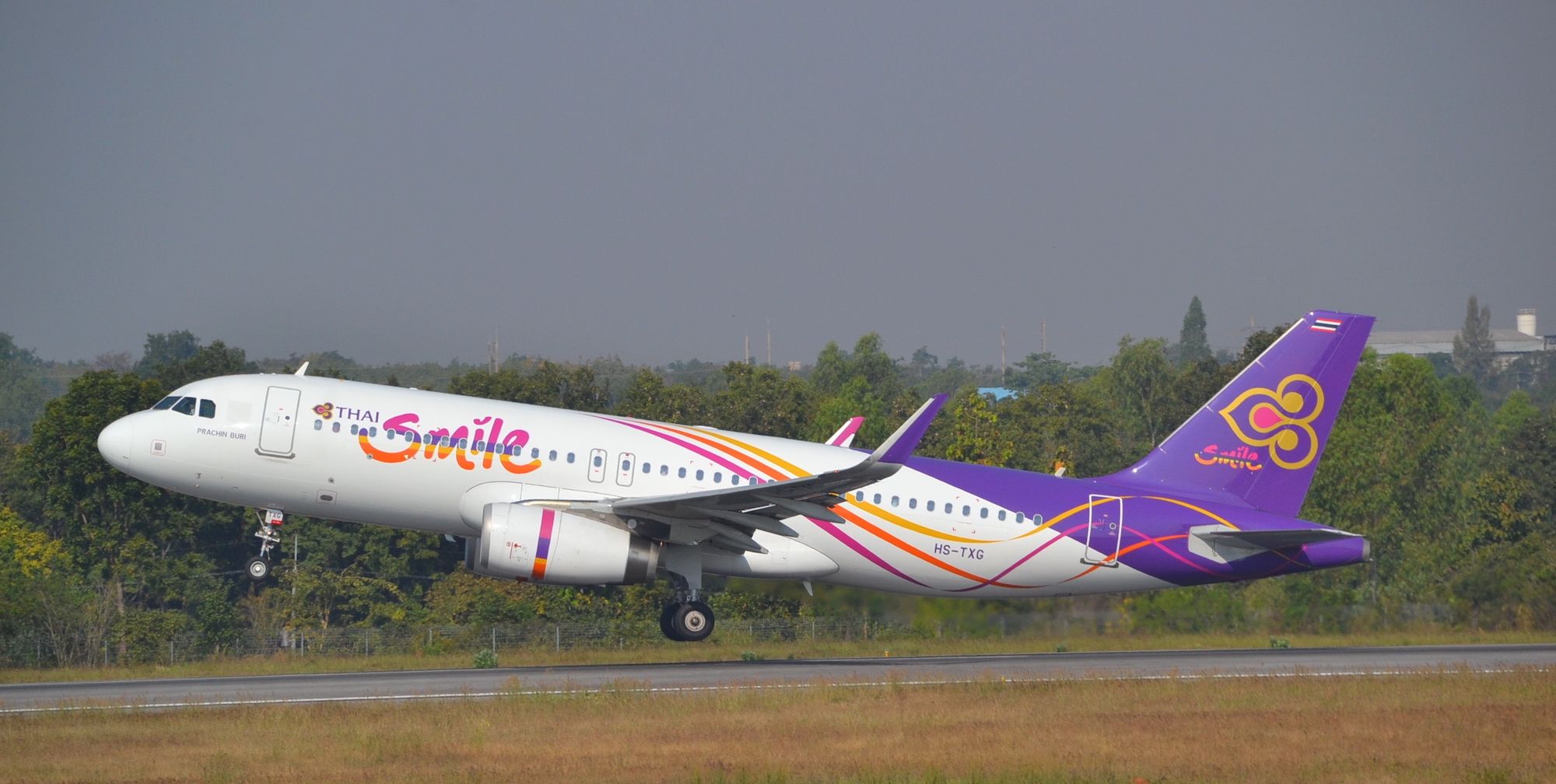 【多少難有】1/200 THAI airways Smile Airbus A320 HS-TXU JC Wings 