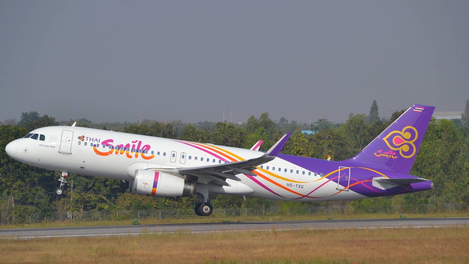 Engine Failure Onboard Thai Smile Airbus A320 Followed By Tail Strike