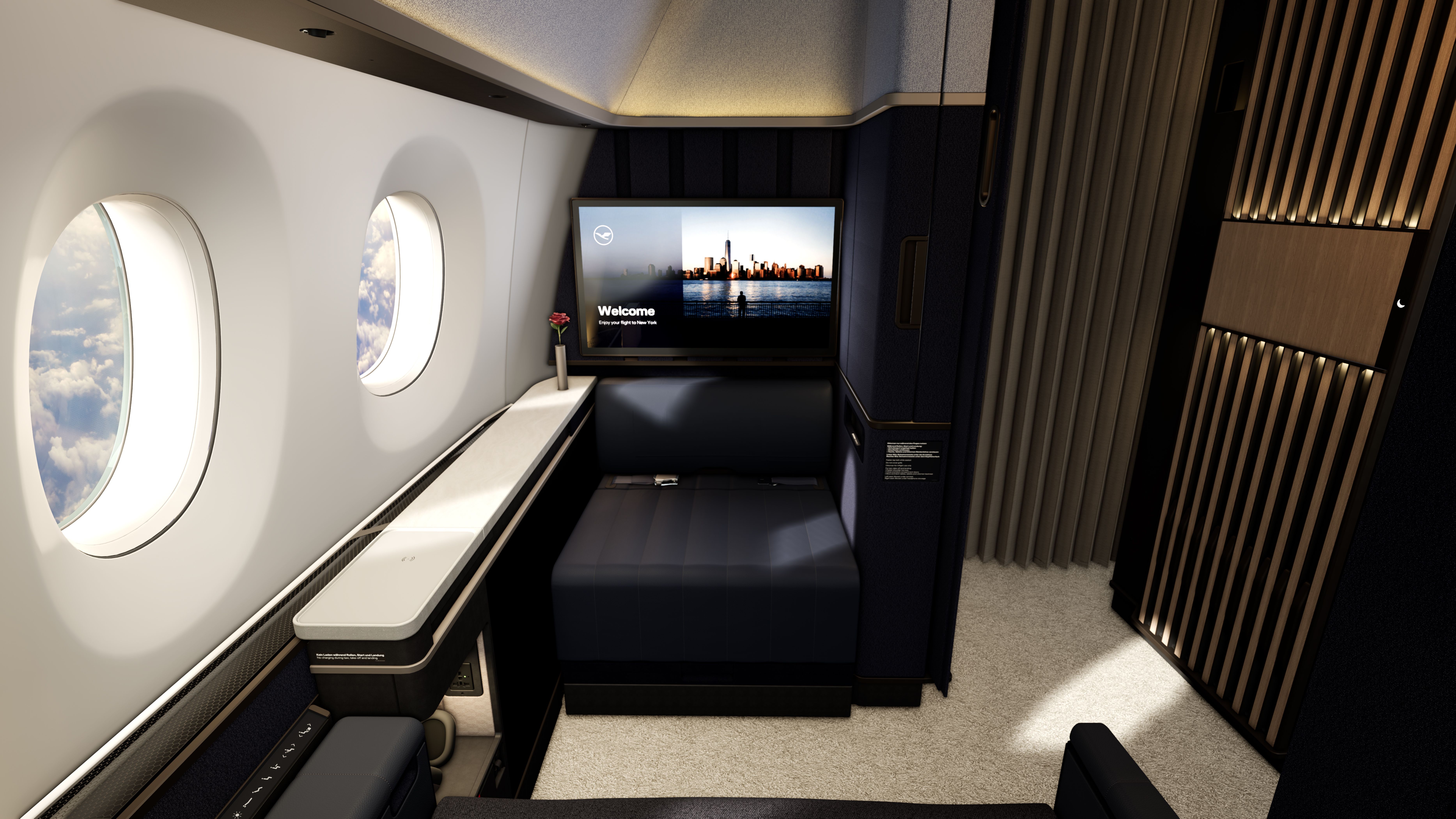 Wow: Lufthansa Reveals Meter-Wide First Class Suite Plus Seats