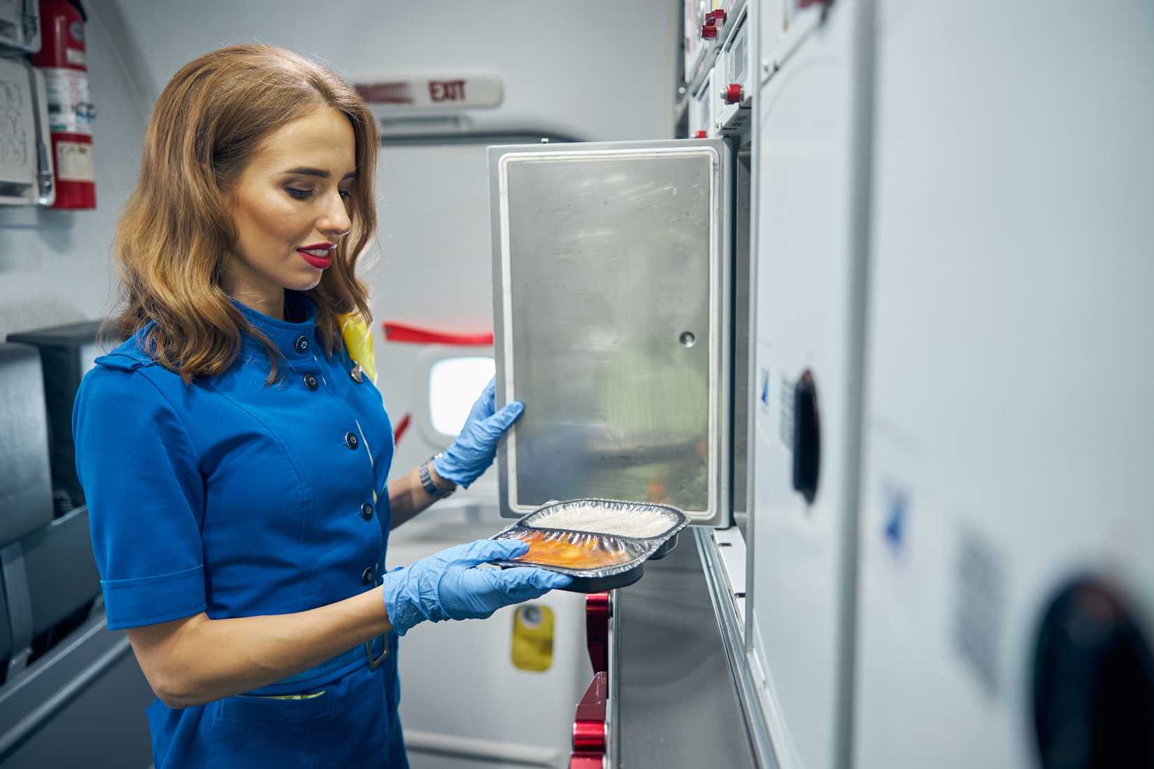 Inflight Meal Prepared By Flight Attendant