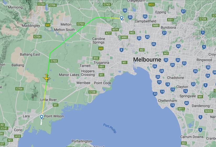 Jetstar Uses New Long Range Airbus A321LR For Nine Minute Flight