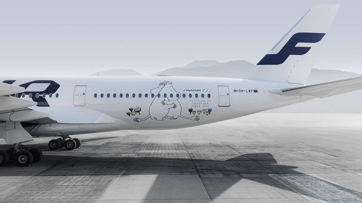 Moomin Makeover: Finnair Celebrates 100 Years With Special Airbus A350 Livery