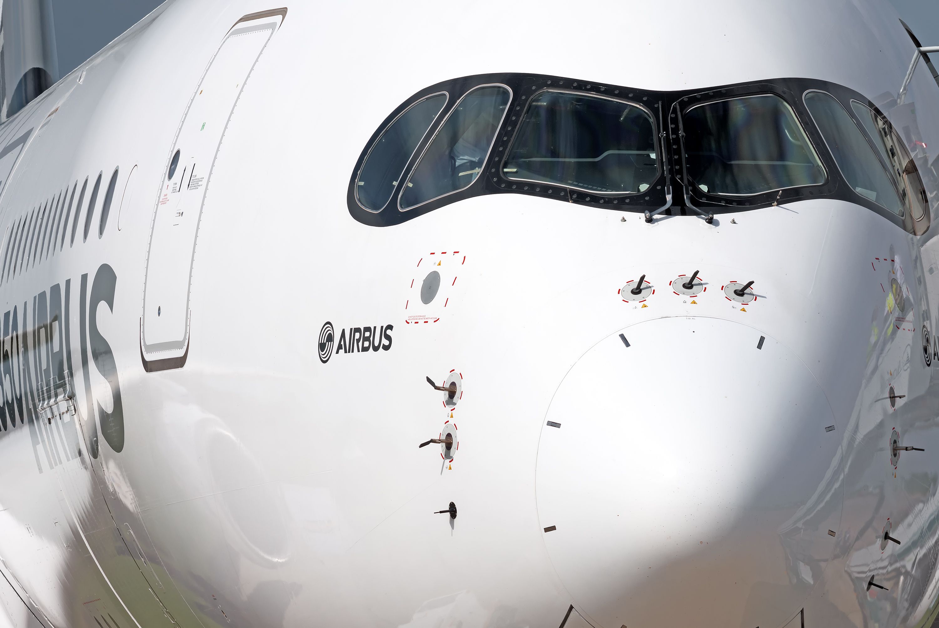 Why Does Airbus' Latest Aircraft Wear A 'Mask' Around The Windscreen?