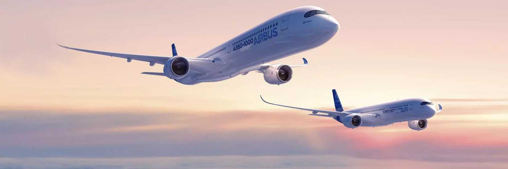 How The Airbus A350-900 & A350-1000 Have Different Wing Sizes Despite ...