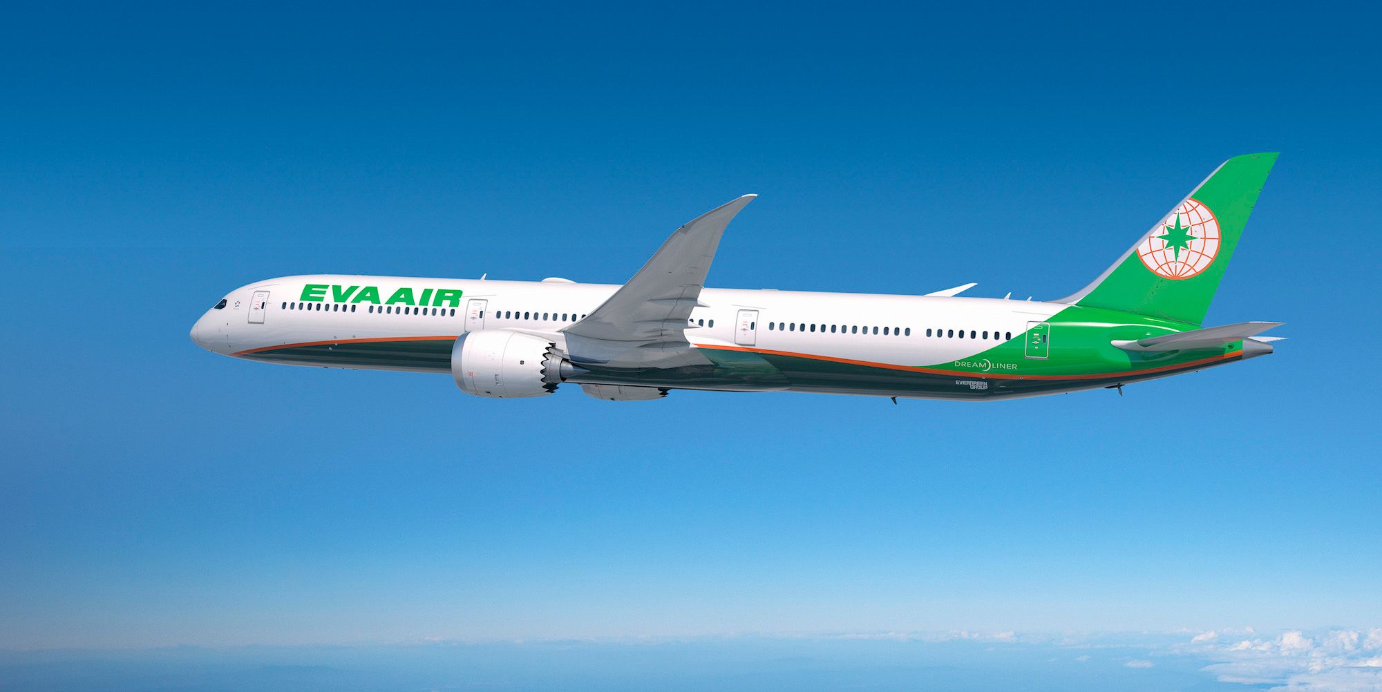 1/200 EVA AIR Boeing 787-10ディスプレイモデル Aviation Aircraft Model Eva Air Boeing 787-10 reg. B-17801 Snap