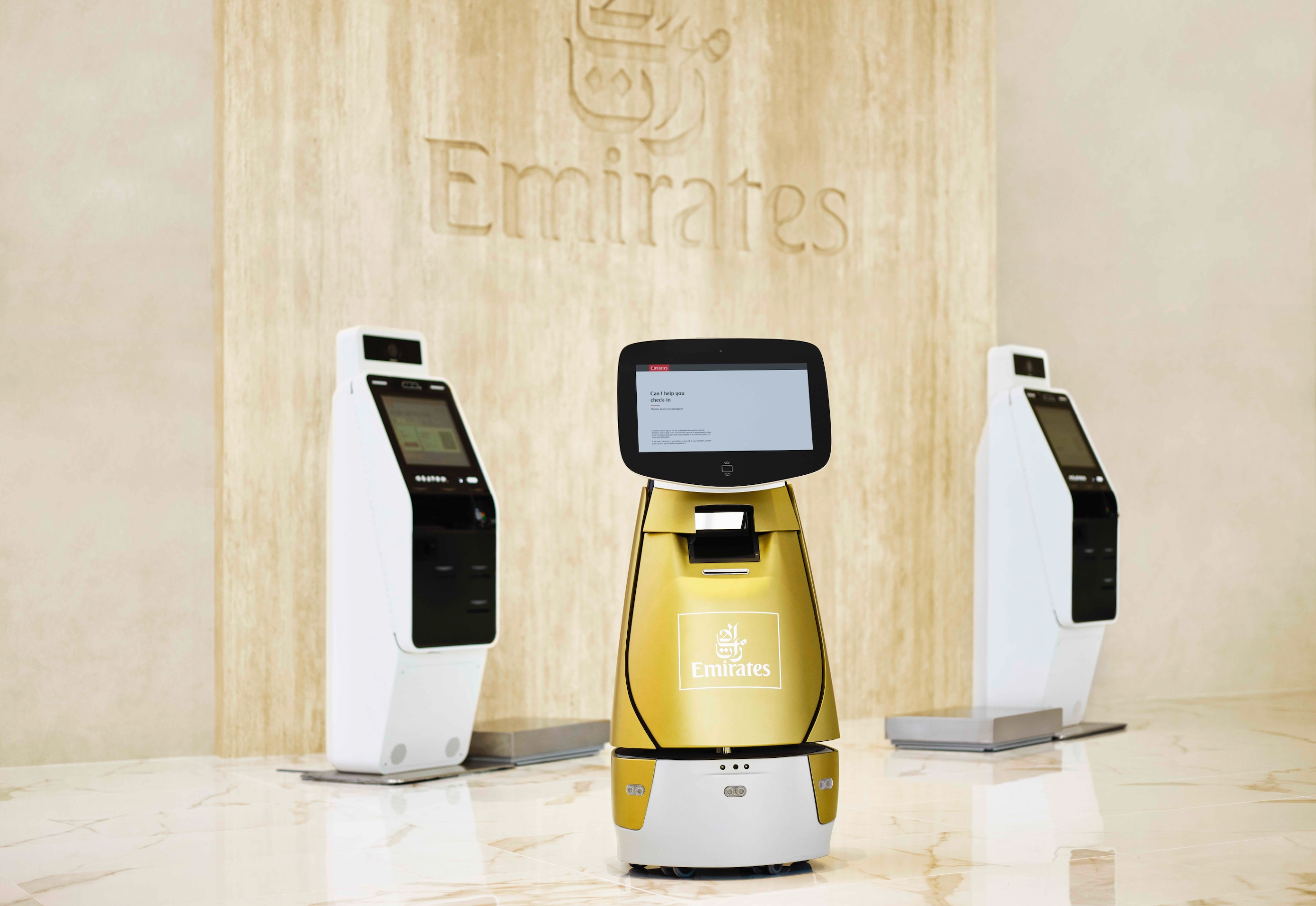 Emirates Reveals The World's 1st Robotic Check In Assistant