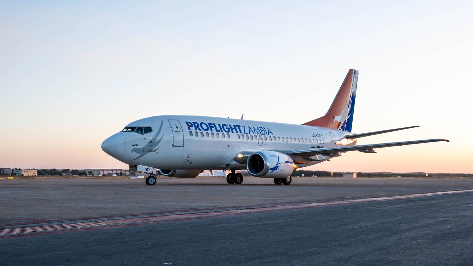 Proflight Zambia Welcomes A 31 Year Old Boeing 737-500 To Its Fleet