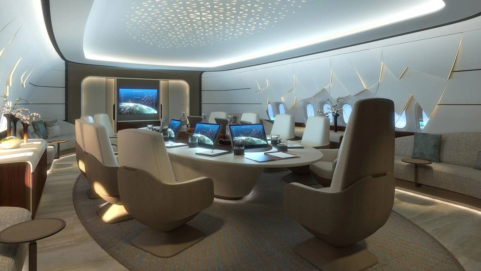 Cool: Lufthansa Technik Shows Off Boeing 777X Business Jet