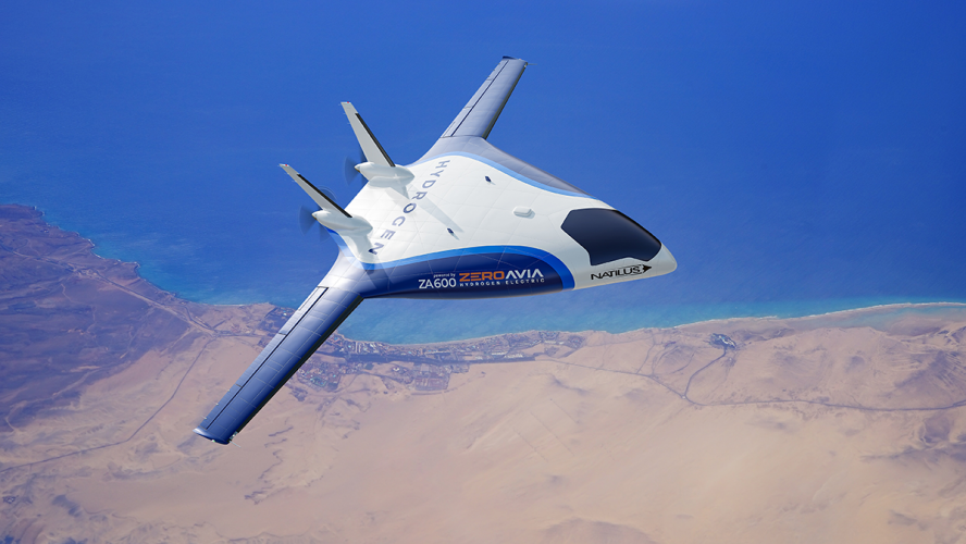 ZeroAvia Selected To Power Blended-Wing Body Hydrogen-Electric Cargo Aircraft