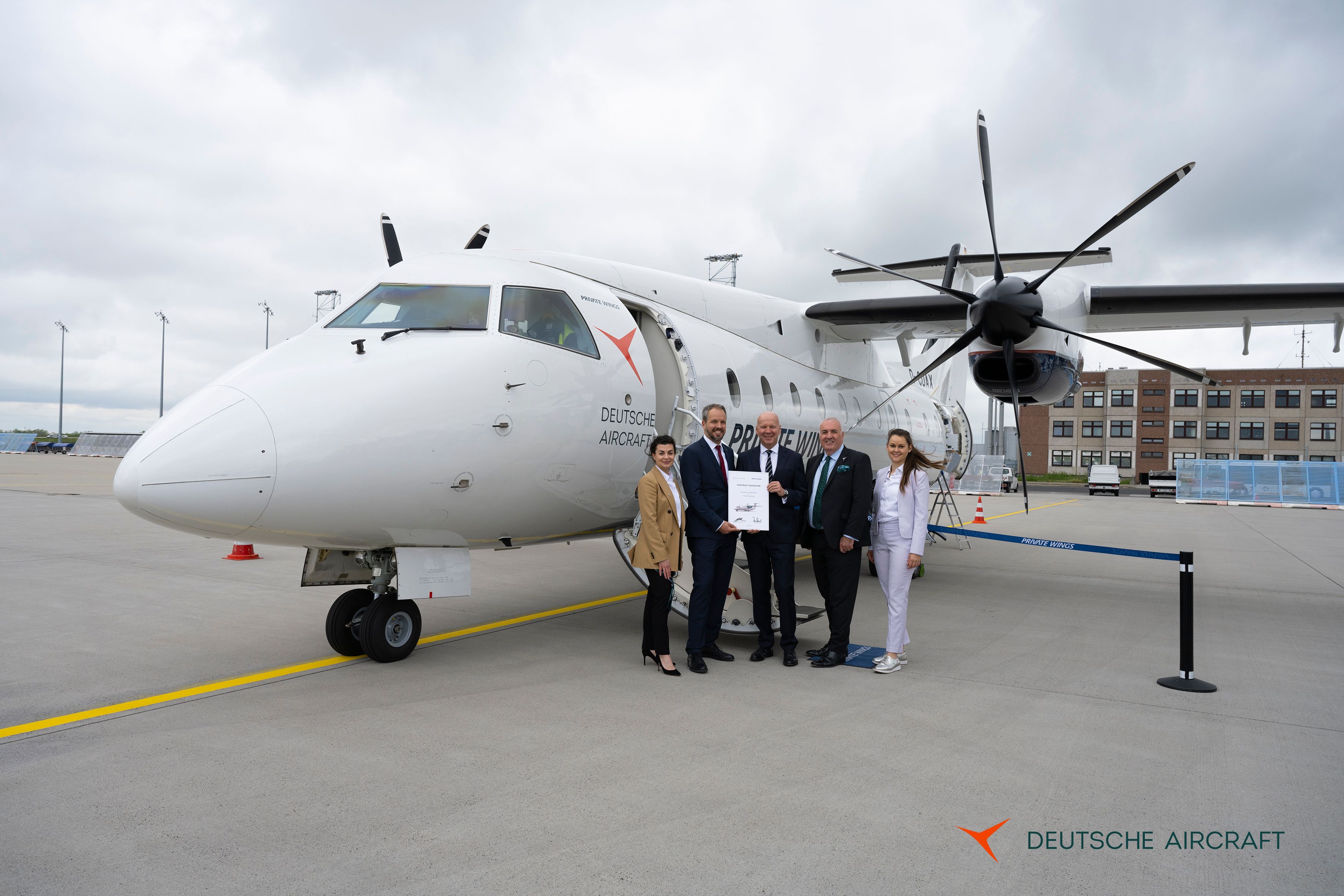 Private Wings Signs Letter Of Intent To Be The Deutsche Aircraft D328Eco's Launch Customer