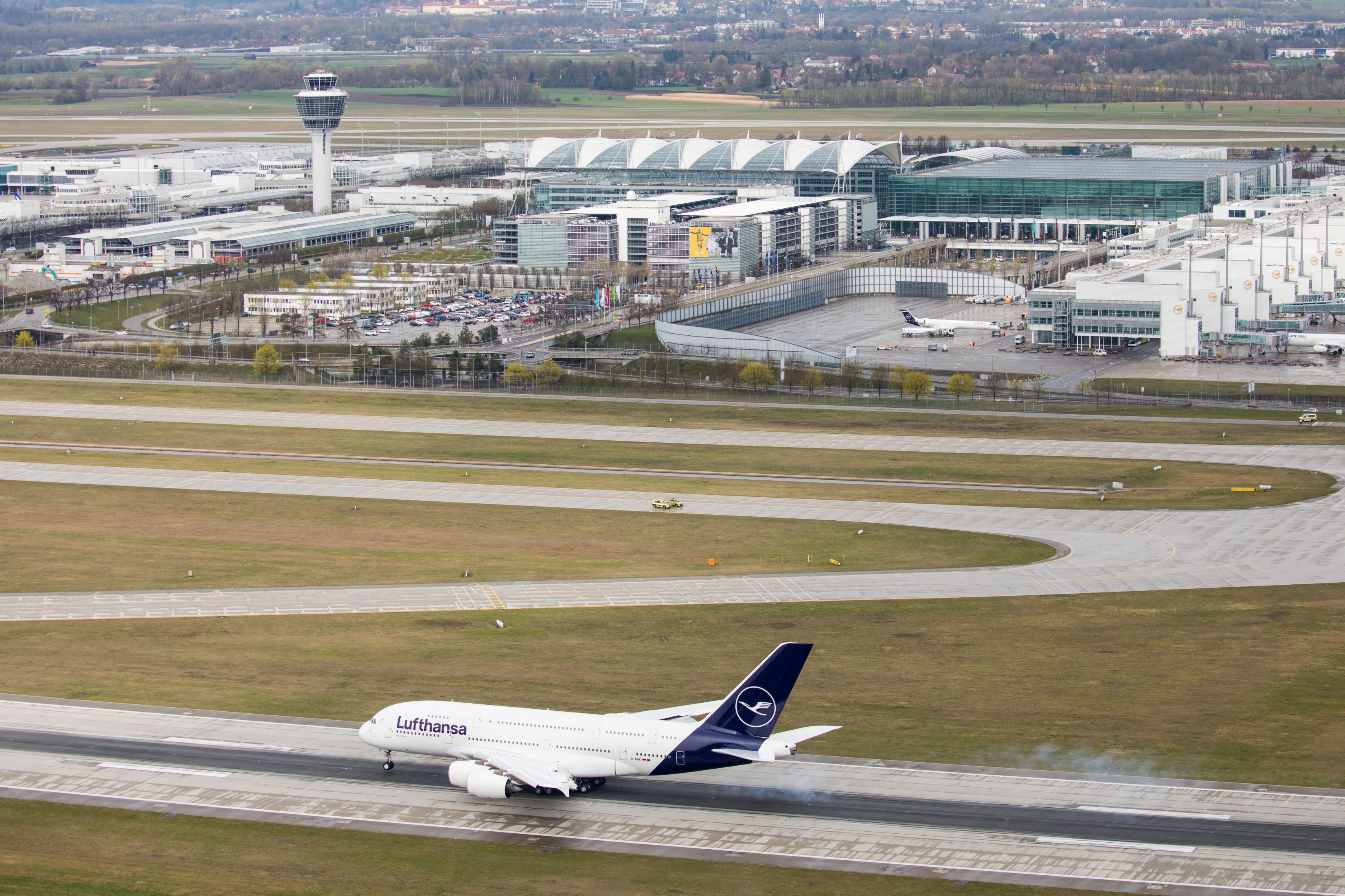 Lufthansa AIrbus A380 in Munich