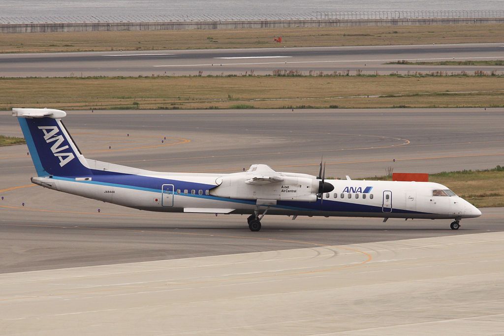 @新品@ANA Dash8-Q402 Demon Slayerジェット1/400 Demon Slayer x ANA model jet 