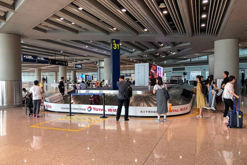 Baggage carousel at Shenzhen