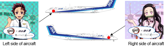 ANA Will Introduce 3 Demon Slayer Liveried DHC Dash 8-400s Next Month