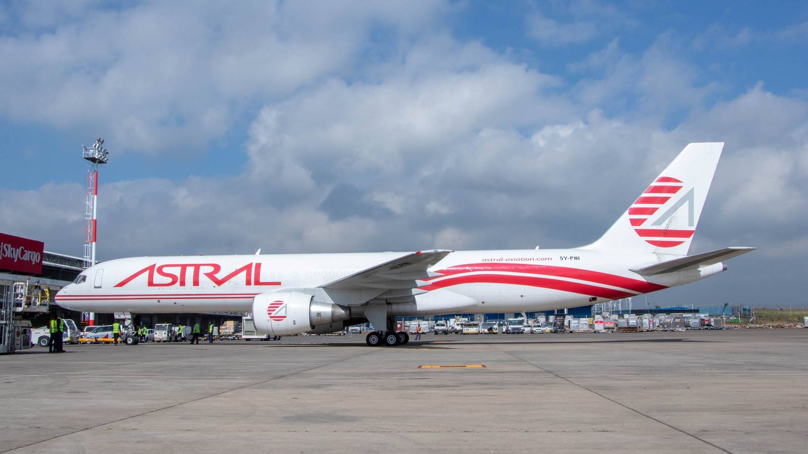 Astral Aviation Boeing 757F Operates Nairobi’s 1st Direct Cargo Service To Tel Aviv
