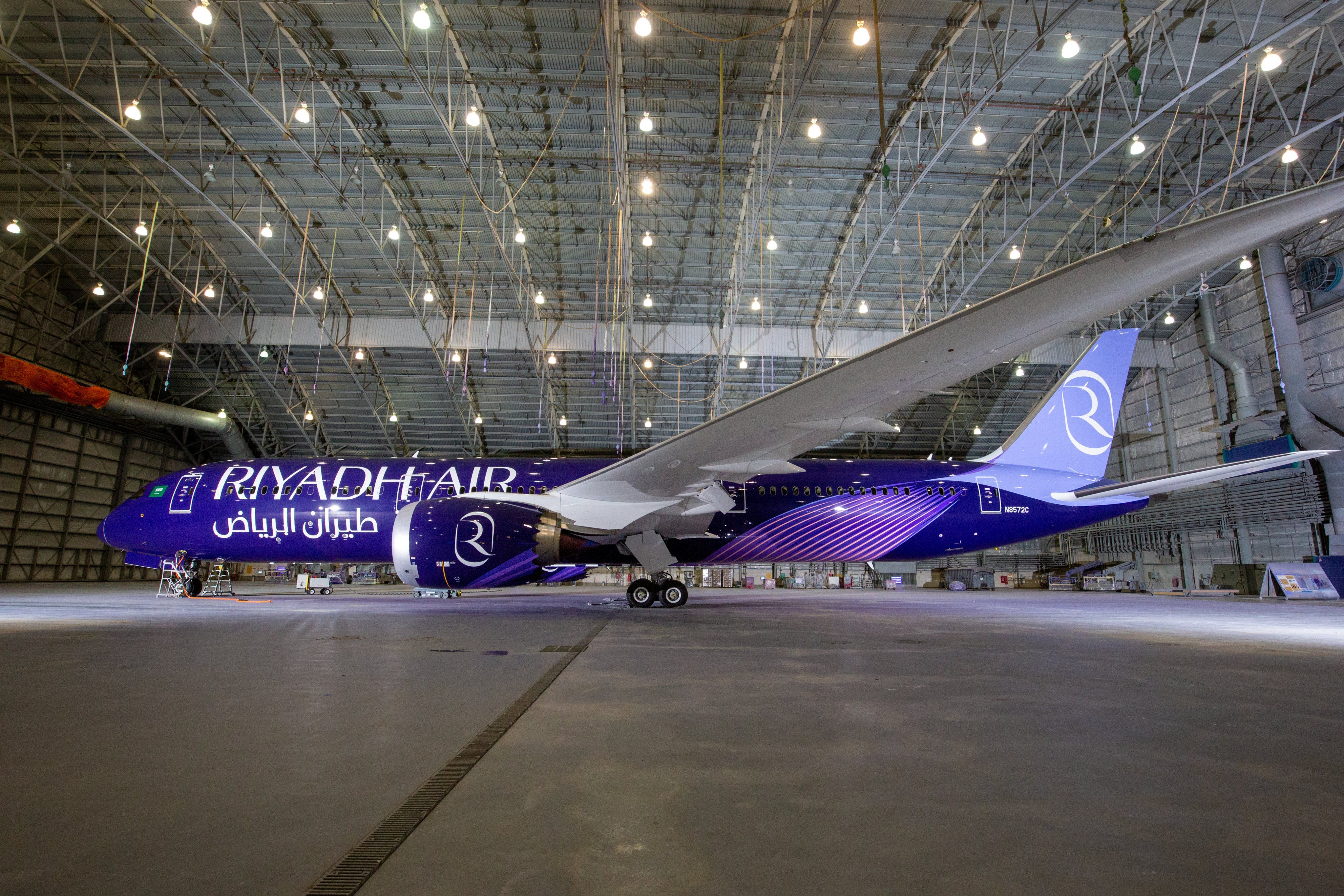 Saudi Arabia's Riyadh Air Reveals Livery, And It's Stunning