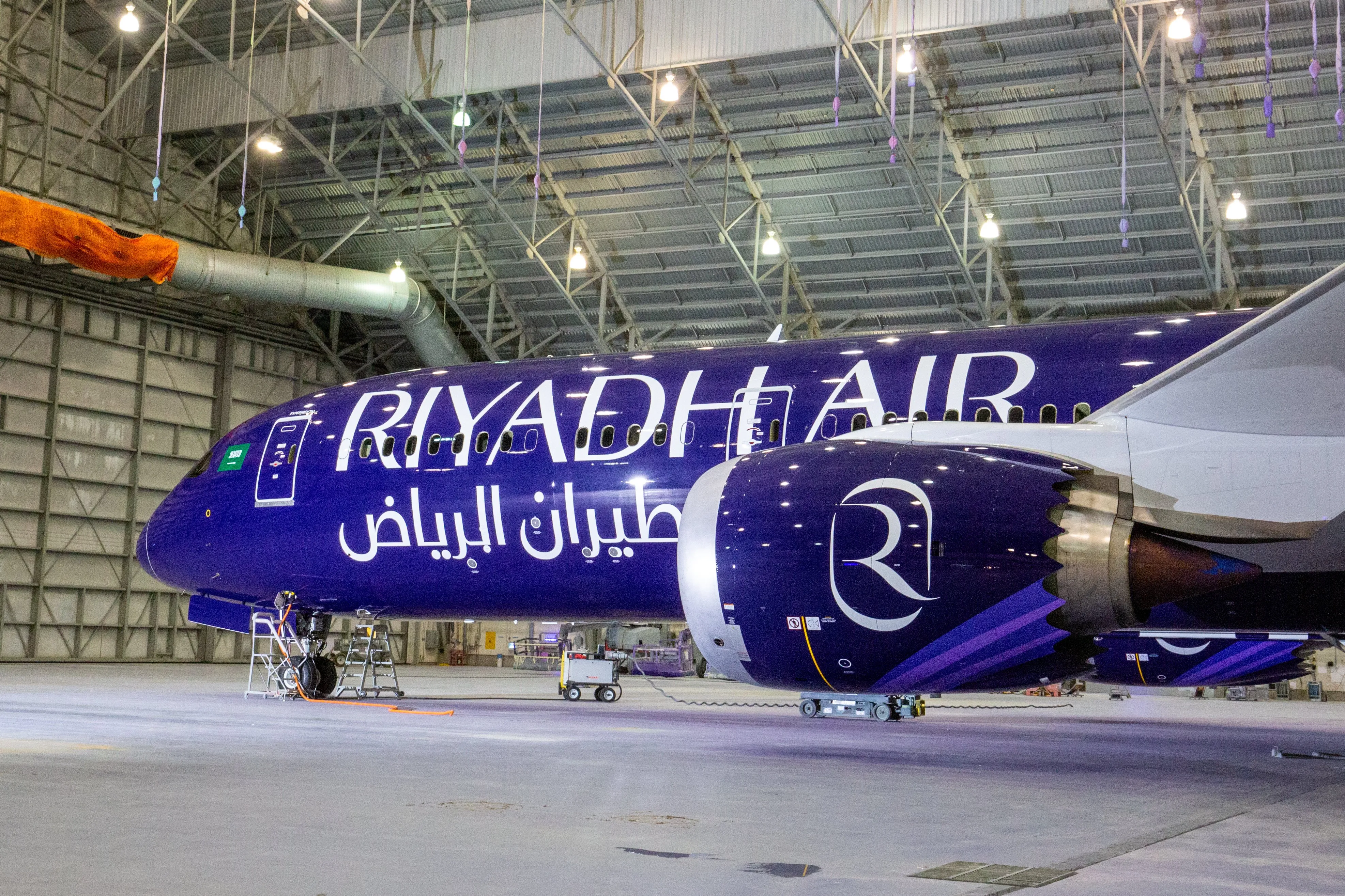 リヤド・エア Riyadh Air ボーイング B787 大型 47cm Saudi Arabia's Riyadh Air Reveals Livery, And It's Stunning